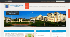 Desktop Screenshot of hotelassociationofindia.com